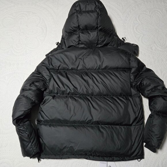 COACH Down Puffer Hooded Coat ~ Women’s ~ Medium ~ Black - Picture 14 of 16